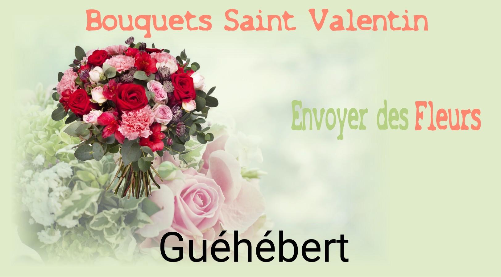 Roses de Saint-Valentin livrées à Guéhébert